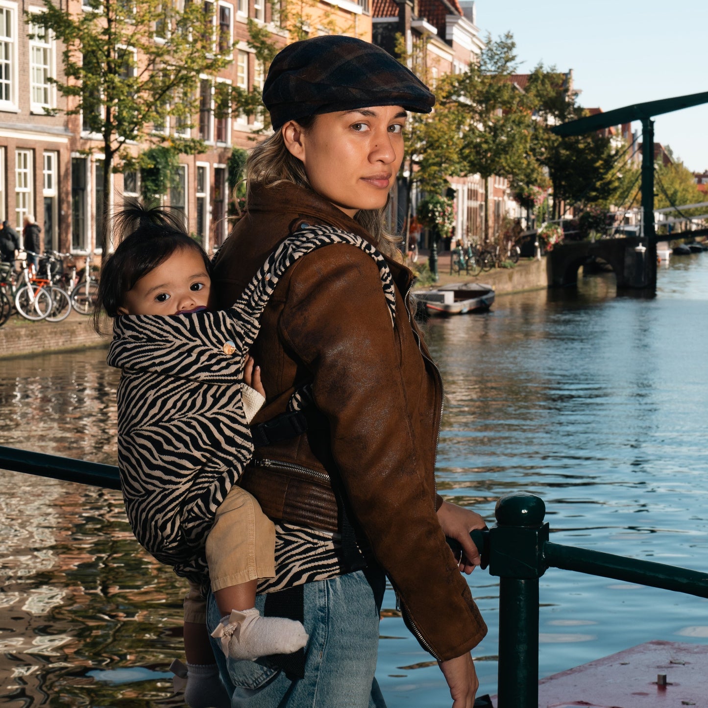 Nosítko pro miminka - Zebra Brown