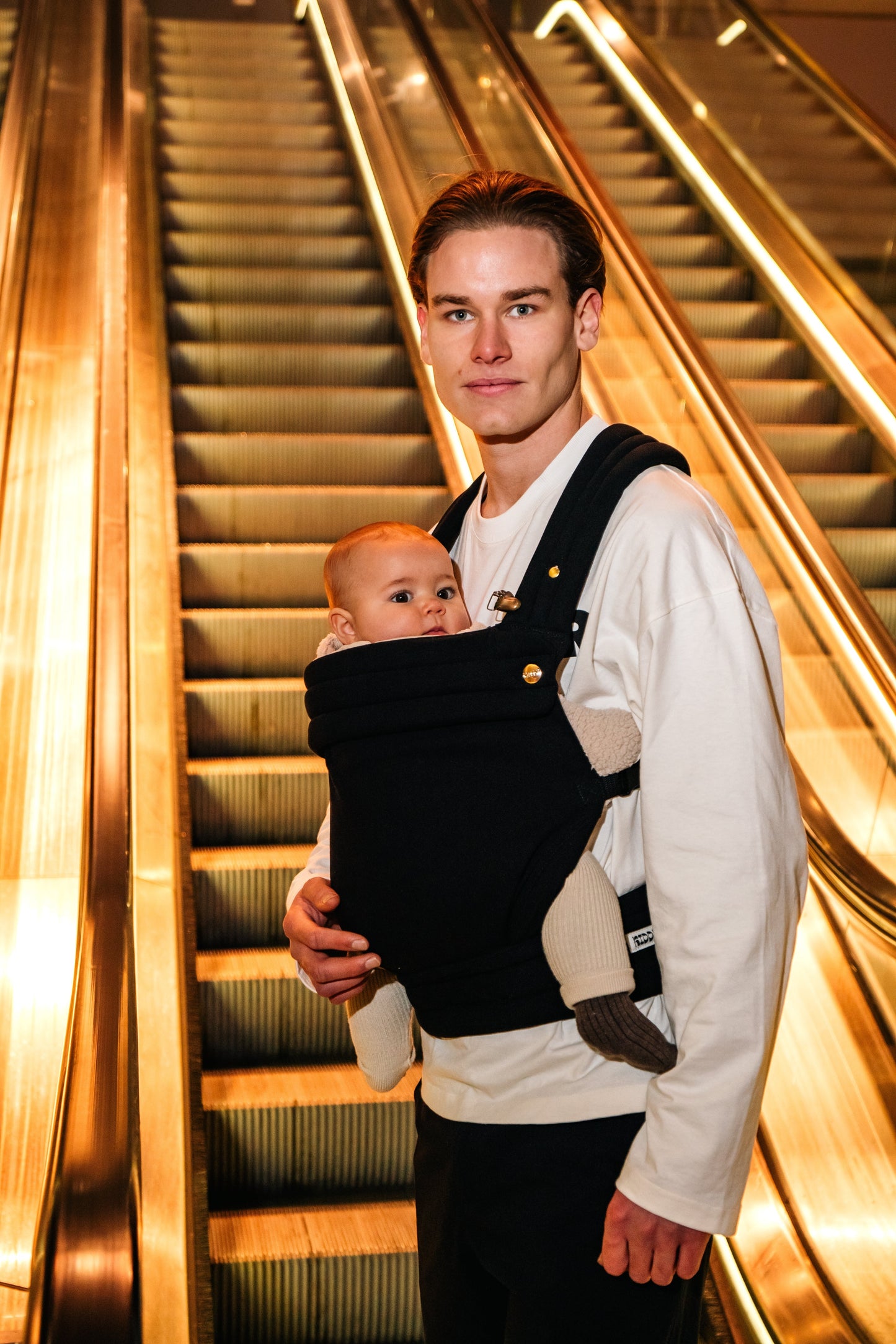 Nosítko pro miminka - Organická černá