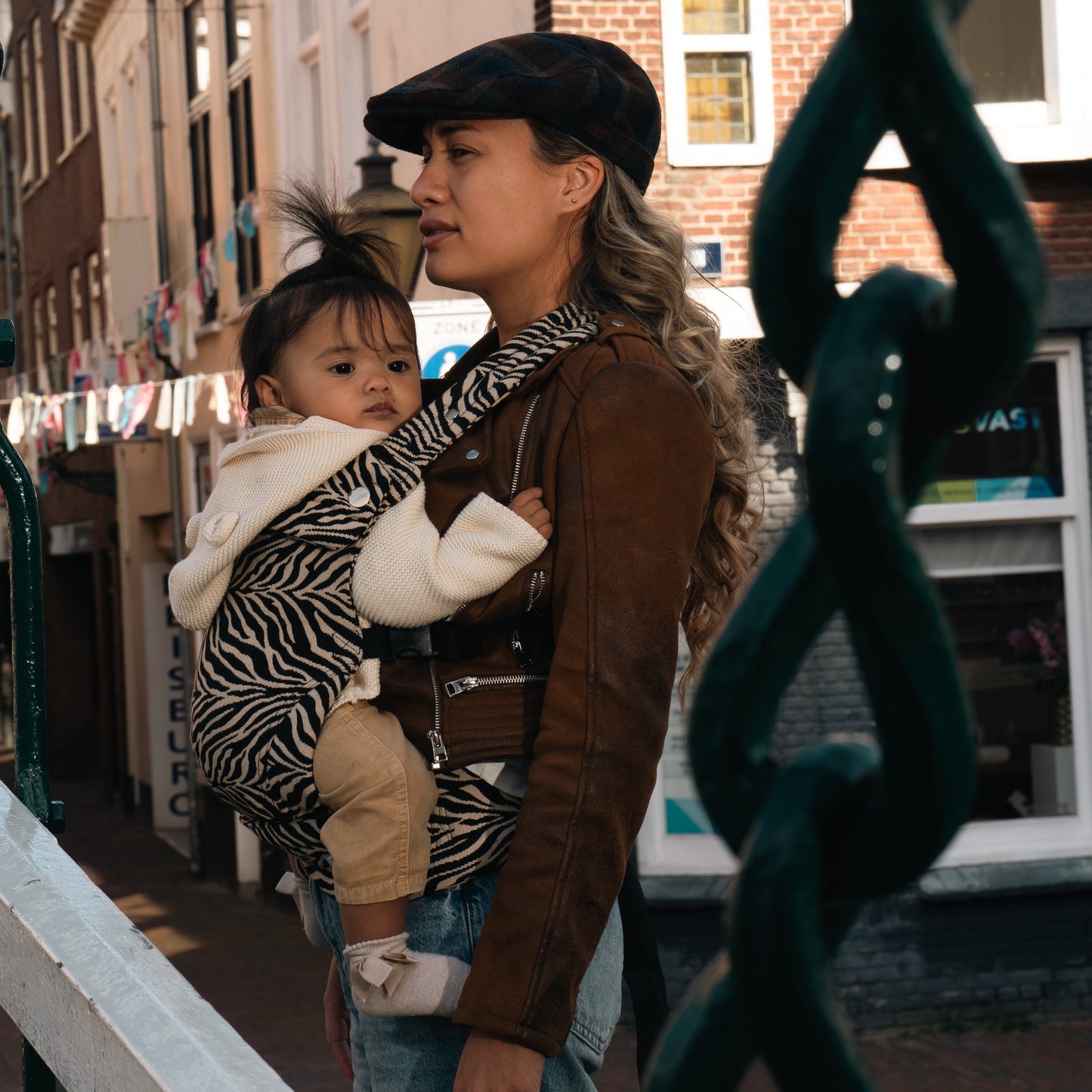 Nosítko pro miminka - Zebra Brown